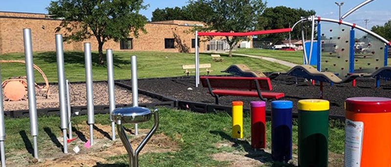 Outdoor Musical Playgrounds In Eight Elementary Schools